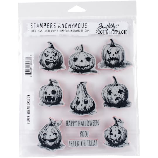 Stampers Anonymous Tim Holtz&#xAE; Pumkinhead Cling Stamps